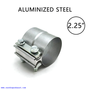 2,25' Нахлестной ленточный хомут выхлопной системы - алюминизированная сталь для наружного диаметра от 2,25' до 2,25'